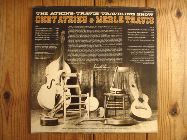 画像2: Chet Atkins &  Merle Travis / The Atkins-Travis Traveling Show (2)