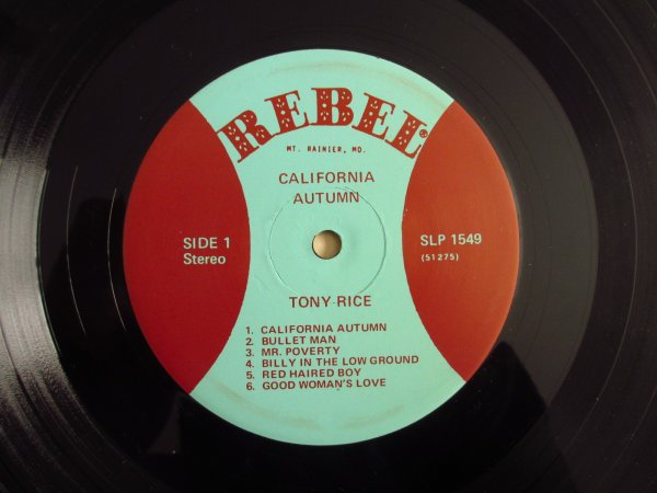 画像3: Tony Rice / California Autumn (3)