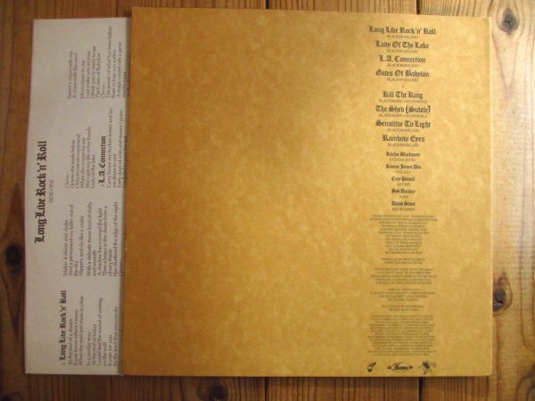 画像3: Rainbow / Long Live Rock 'N' Roll (3)