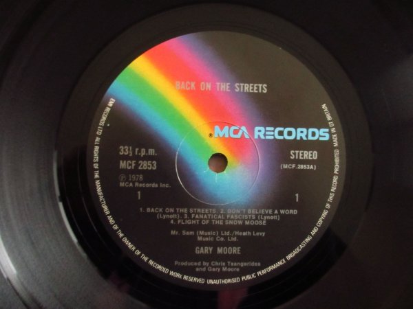 画像3: Gary Moore / Back On The Streets (3)