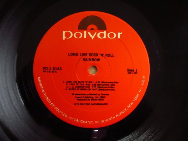 画像4: Rainbow / Long Live Rock 'N' Roll (4)