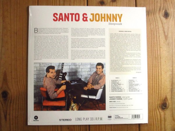 画像2: 歴史的ギター名曲「Sleepwalk」収録！兄弟ギターデュオのサント＆ジョニーの代表作！■Santo & Johnny / Sleepwalk (2)