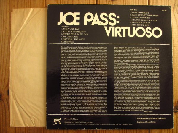 画像2: Joe Pass / Virtuoso (2)