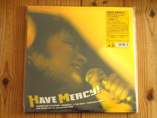 画像1: 初アナログ化！ブッカーT&ザMG’Sを従えたライブアルバムをスティーブクロッパー監修によるSterling Soundカッティング&リマスター！■忌野清志郎 + Booker T & The MG's / Have Mercy! （3LP+ツアーパンフ）＜初回生産限定盤＞ (1)
