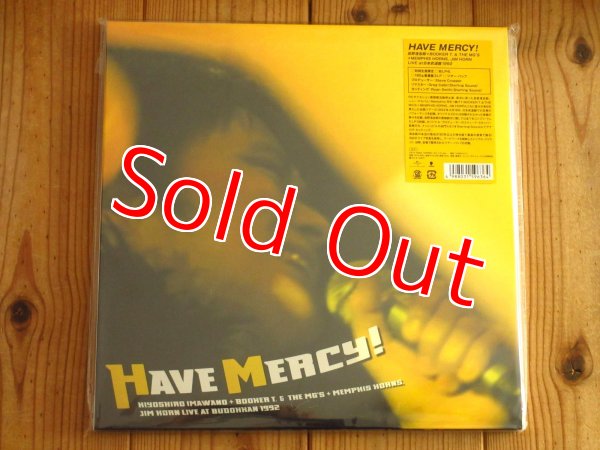 画像1: 初アナログ化！ブッカーT&ザMG’Sを従えたライブアルバムをスティーブクロッパー監修によるSterling Soundカッティング&リマスター！■忌野清志郎 + Booker T & The MG's / Have Mercy! （3LP+ツアーパンフ）＜初回生産限定盤＞ (1)