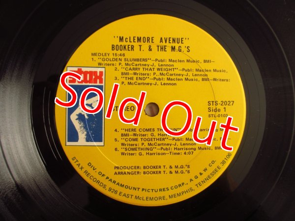 画像4: Booker T. & The M.G.'s / McLemore Avenue (4)