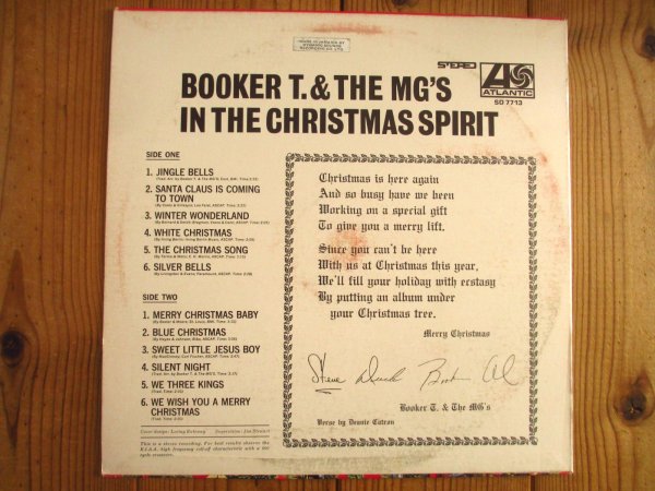 画像2: Booker T & The MG's / In The Christmas Spirit (2)