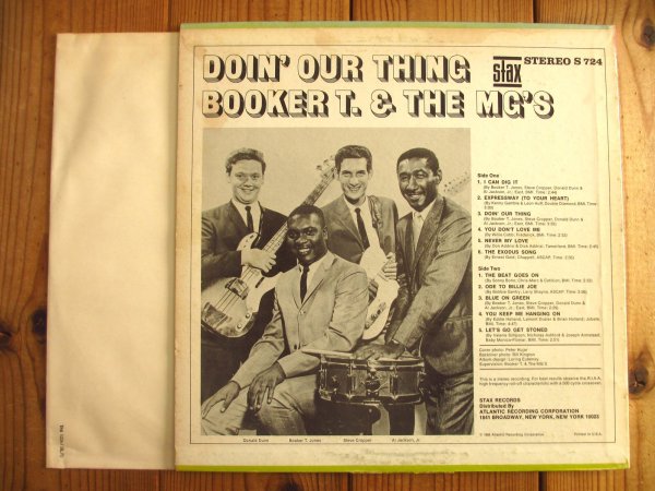 画像2: Booker T & The MG's / Doin' Our Thing (2)