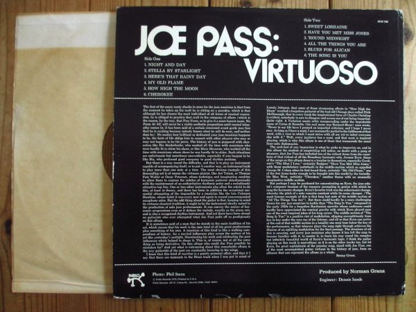 画像2: Joe Pass / Virtuoso (2)