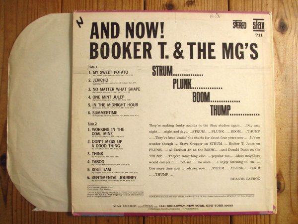 画像2: Booker T. & The MG's / And Now! (2)