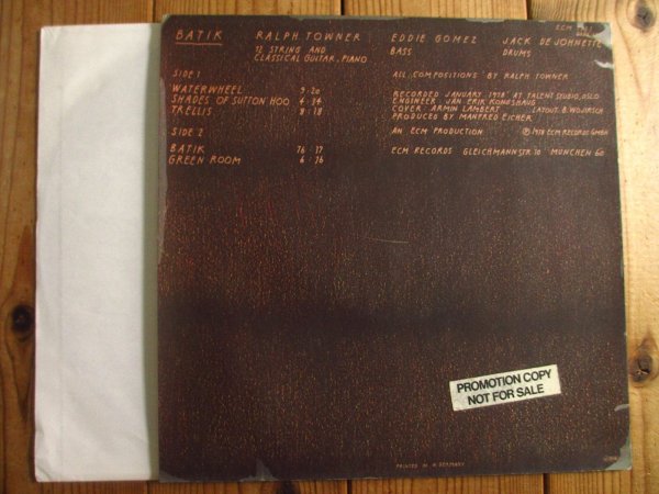 画像2: Ralph Towner / Batik (2)