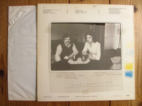 画像2: Ralph Towner, John Abercrombie / Five Years Later (2)