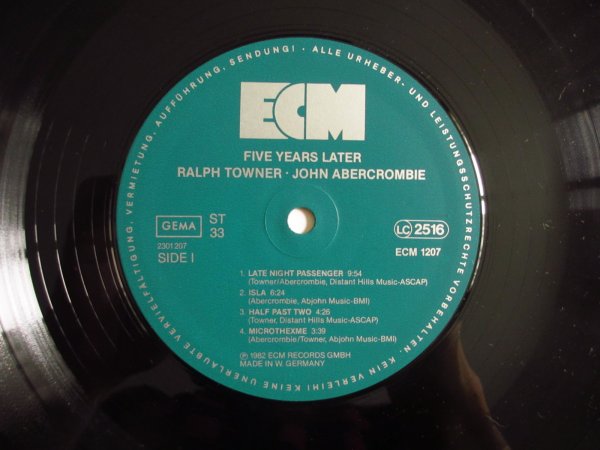 画像3: Ralph Towner, John Abercrombie / Five Years Later (3)