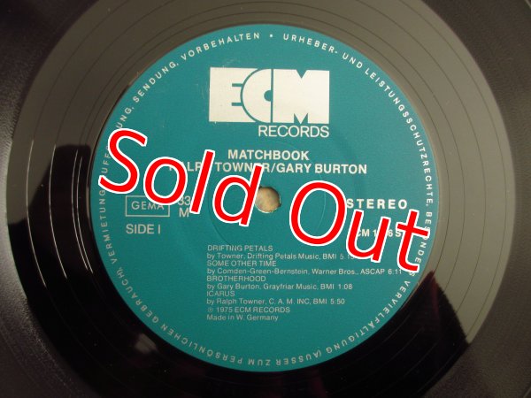 画像3: Ralph Towner, Gary Burton / Matchbook (3)