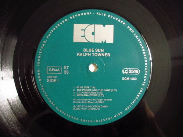 画像3: Ralph Towner / Blue Sun (3)