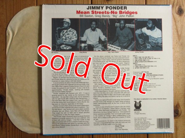 画像2: Jimmy Ponder / Mean Streets - No Bridges (2)