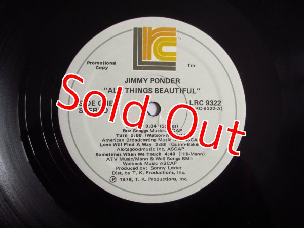 画像3: Jimmy Ponder / All Things Beautiful (3)