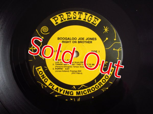 画像3: Boogaloo Joe Jones / Right On Brother (3)