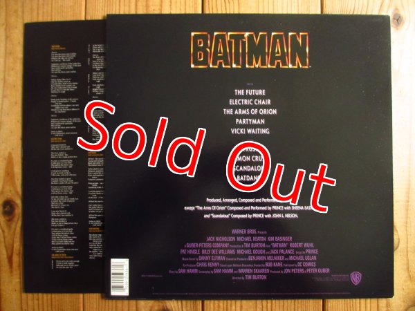 画像2: Prince / Batman (Motion Picture Soundtrack) (2)