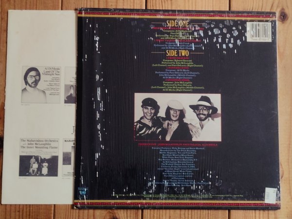 画像2: Al Di Meola, John McLaughlin, Paco De Lucia / Friday Night In San Francisco (2)