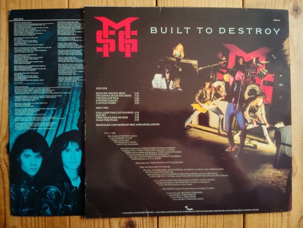 画像2: The Michael Schenker Group / Built To Destroy (2)