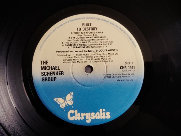 画像3: The Michael Schenker Group / Built To Destroy (3)