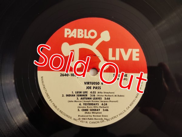 画像4: Joe Pass / Virtuoso #4 (4)