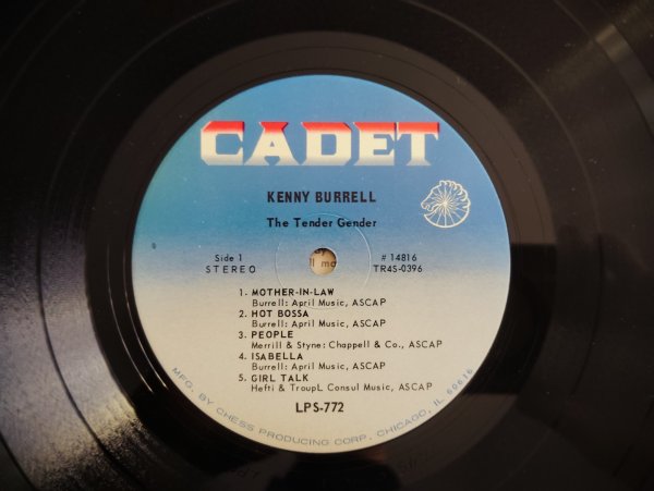 画像3: The Kenny Burrell Quartet / The Tender Gender (3)