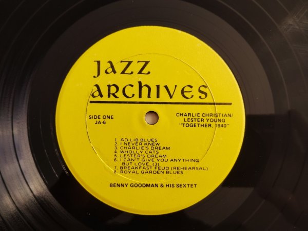 画像3: Charlie Christian, Lester Young / Together 1940 (3)