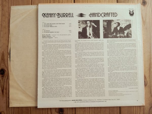 画像2: Kenny Burrell / Handcrafted (2)