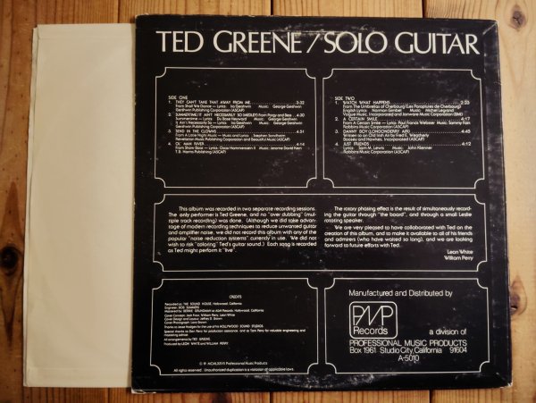 画像2: Ted Greene / Solo Guitar (2)