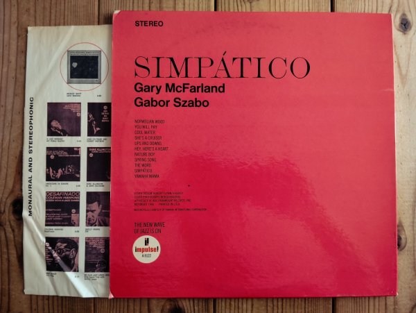 画像3: Gary McFarland, Gabor Szabo / Simpatico (3)
