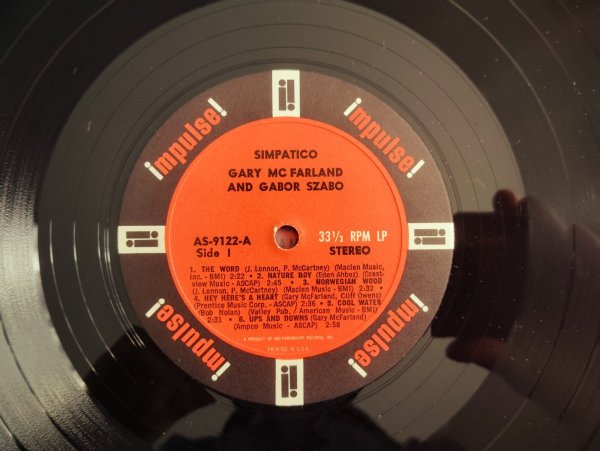 画像4: Gary McFarland, Gabor Szabo / Simpatico (4)