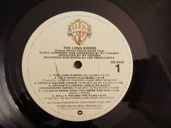 画像3: Ry Cooder / The Long Riders (Original Sound Track) (3)