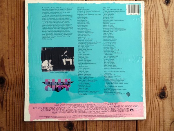 画像2: Ry Cooder / Blue City (Motion Picture Soundtrack) (2)