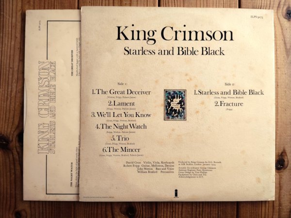 画像3: King Crimson / Starless And Bible Black (3)