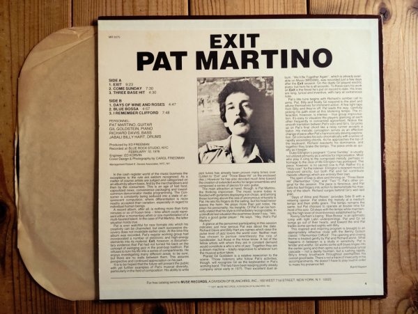 画像2: Pat Martino / Exit (2)