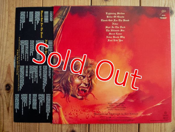 画像2: Ozzy Osbourne / The Ultimate Sin (2)