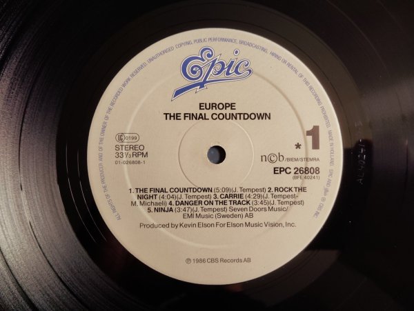 画像3: Europe / The Final Countdown (3)