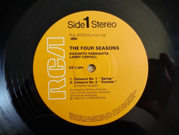 画像3: 山下和仁 & Larry Coryell  / ギター・オデッセイ 〜 四季 = The Four Seasons (3)