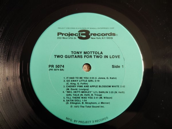 画像4: Tony Mottola / Two Guitars For Two In Love (4)
