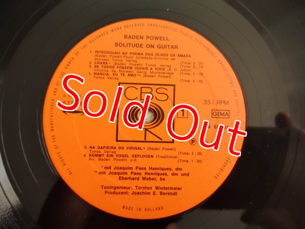 画像3: Baden Powell / Solitude On Guitar (3)