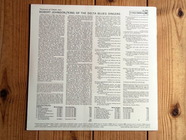 画像2: 未開封デッドストック！■Robert Johnson / King Of The Delta Blues Singers (2)