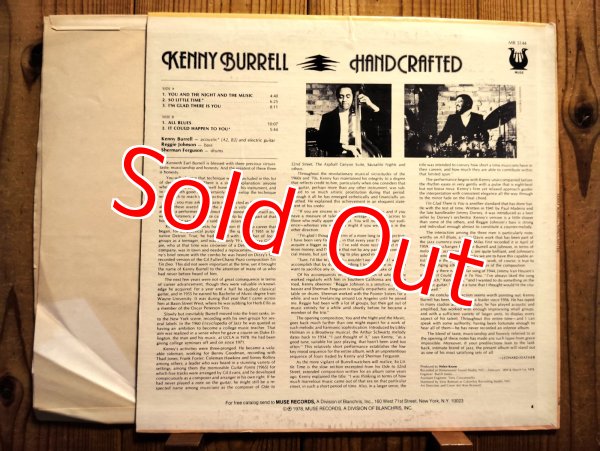 画像2: Kenny Burrell / Handcrafted (2)