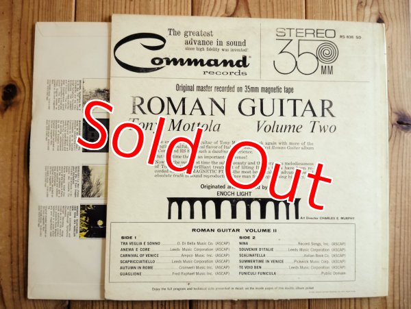 画像3: Tony Mottola And His Orchestra / Roman Guitar Volume Two (3)