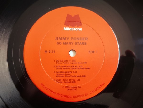 画像3: Jimmy Ponder / So Many Stars (3)