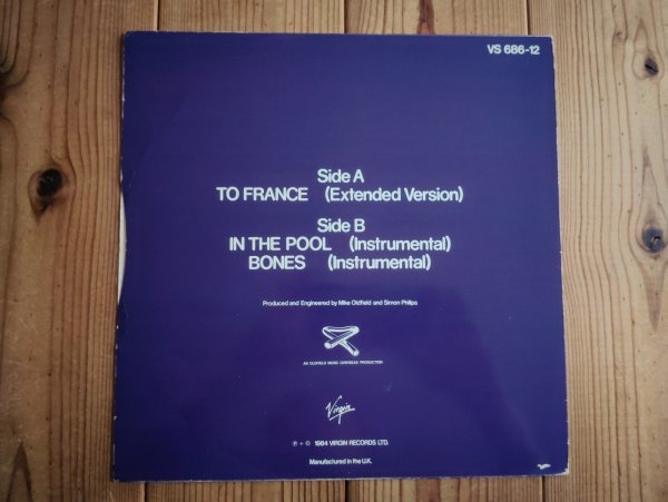 画像2: Mike Oldfield / To France (2)
