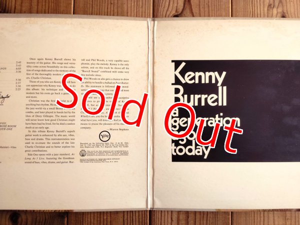 画像2: Kenny Burrell / A Generation Ago Today (2)