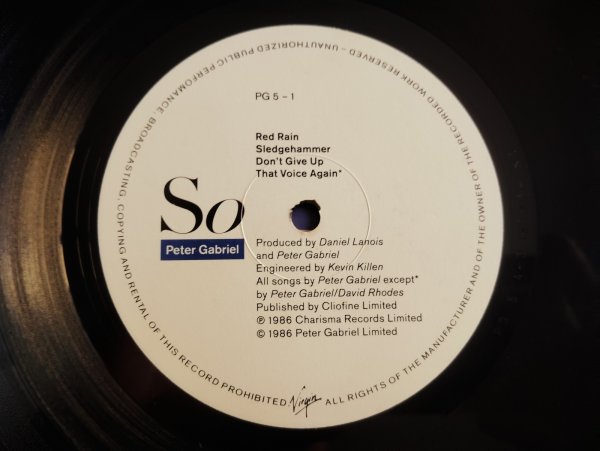 画像3: Peter Gabriel / So (3)