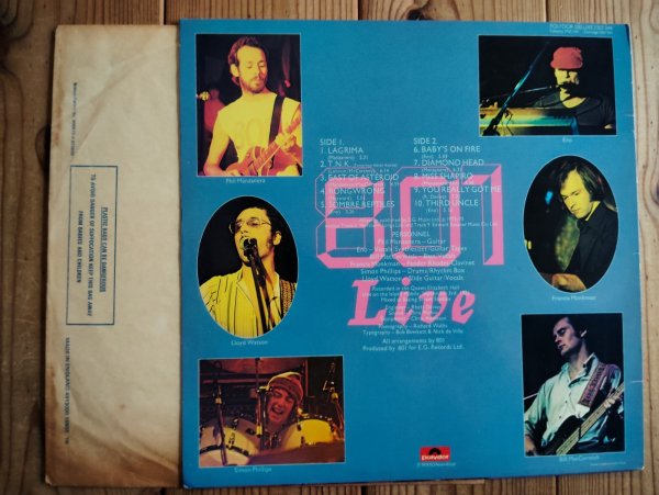 画像2: Phil Manzanera / 801 Live (2)